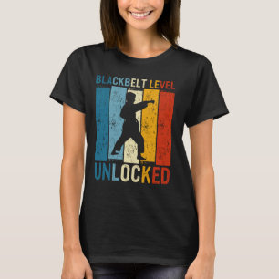 Black Belt Men Achievement Martial Arts Karate Boy T-Shirt