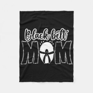 Black Belt Mom Karate Mom Karate Mother Karate Mam Fleece Blanket