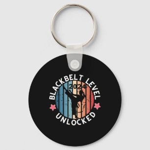 Black Belt Women Achievement Gift Keychain