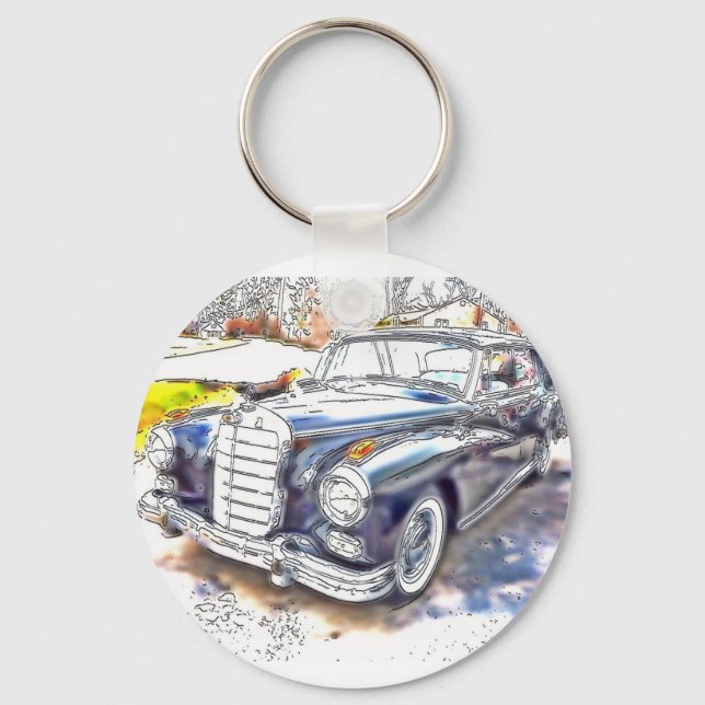 Black Benz Keychain (Front)