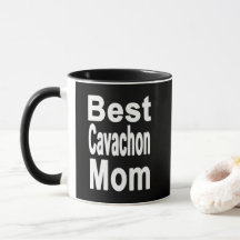 Black Best Cavachon Mom Mug
