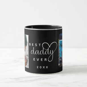 Black Best Daddy Ever   Father's Day 2 Photo Mug