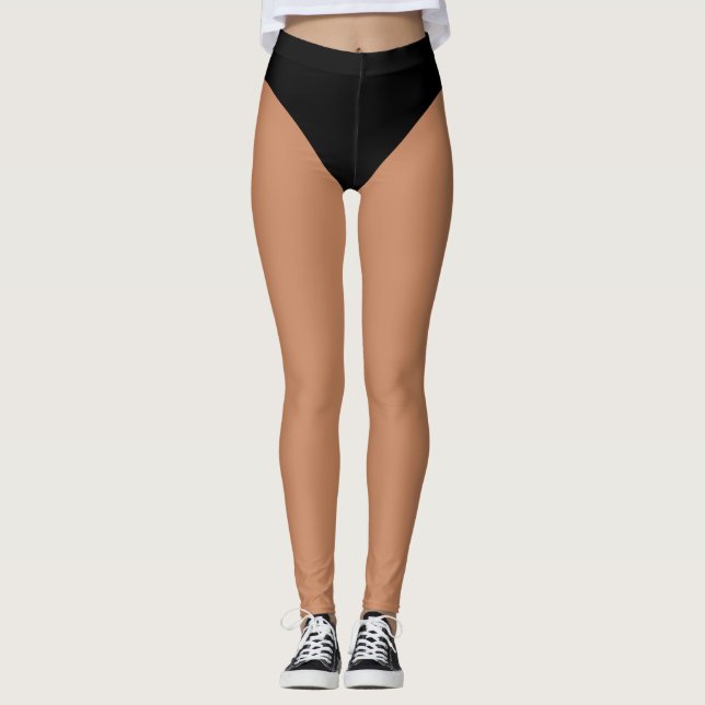 Black Bikini Leggings (Front)