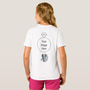 Black Billed Magpie Monogram T-Shirt