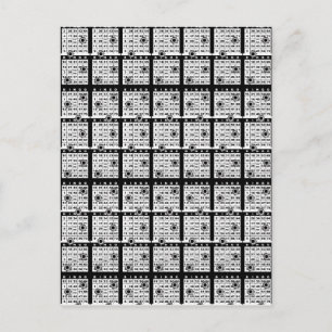 Black Bingo Cards