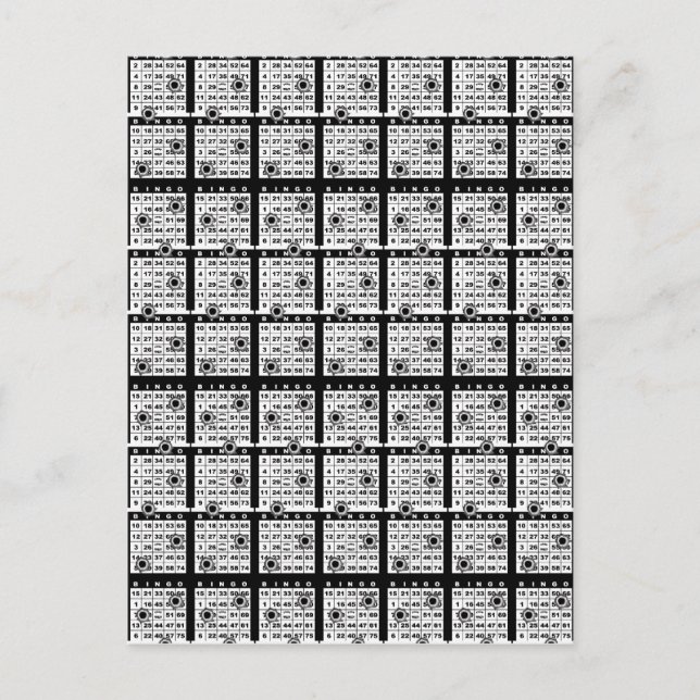 Black Bingo Cards (Front)