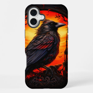 Black Bird Art Phone Case