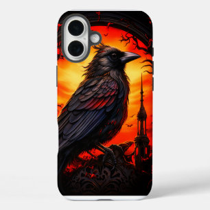 Black Bird Art Phone Case