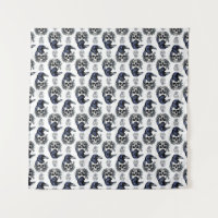 Black Bird On a Skull Goth Pattern Design