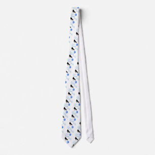 Black bird predator aggressive hawk tie