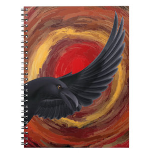 Black Bird Raven Notebook