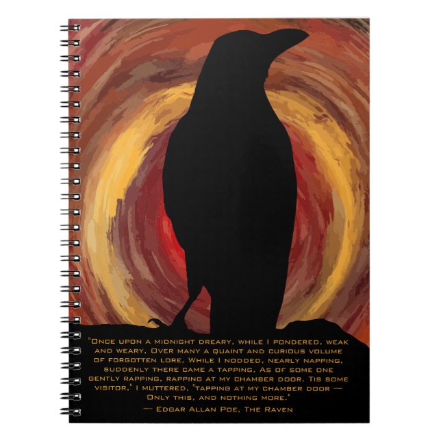 Black Bird The  Raven Notebook (Front)