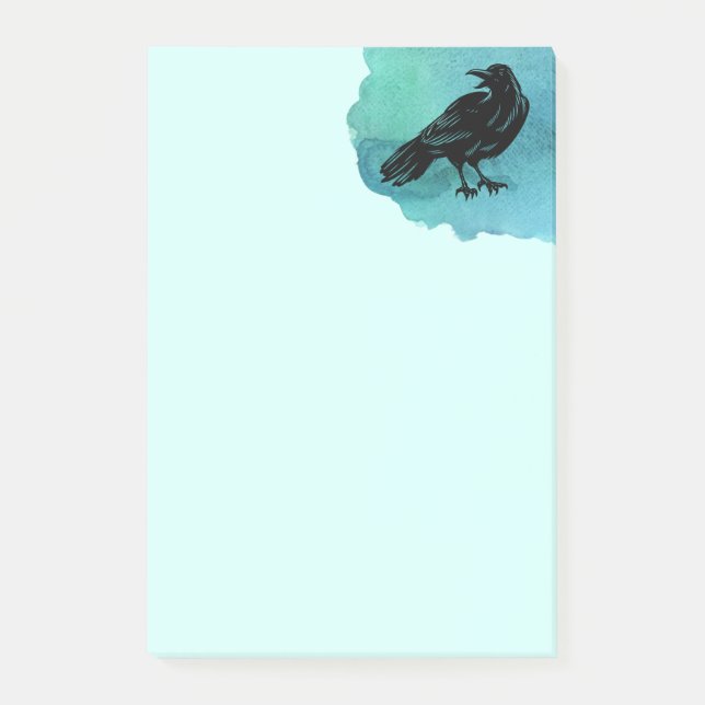 Black Bird The Raven Post-it Notes (Front)
