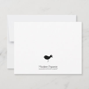 Black Birds & Lace Invitation