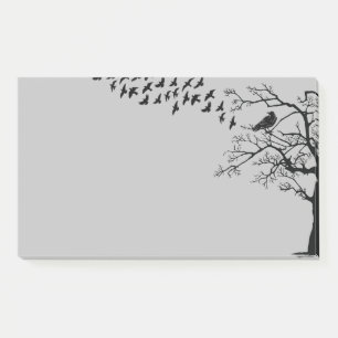 Black Birds The Ravens Sticky Post-it Notes