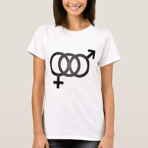 Black Bisexual Symbol T-Shirt