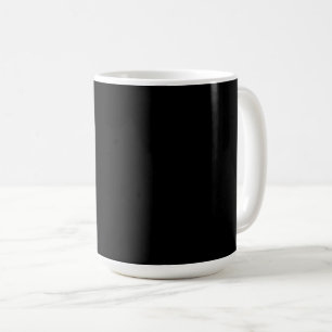 Black-black, simply elegant mug