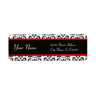 BLACK BLANC ROUGE BURGUNDY DOMMASK