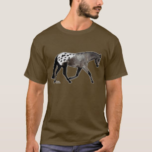 Black Blanketed Appaloosa Horse T-Shirt