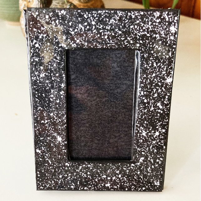 Black Bling Selfie Frame Pattern for 2x3 Photo  (Creator Uploaded)