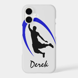 Black Blue Basketball Personalized