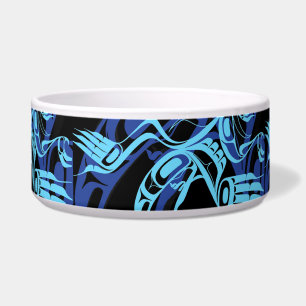 Black Blue Haida Eagle Thunder Bird Native Art