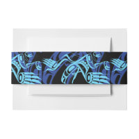 Black Blue Haida Eagle Thunder Bird Native Art