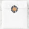 Black blush marble and copper metallic circle name