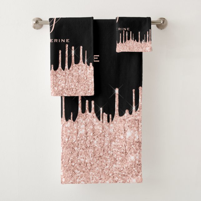 Black Blush Rose Gold Parties scintillant Drivers  (En situation)