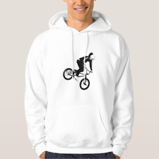 Black BMX Rider Graphic T Shirt/Hoodie Hoodie