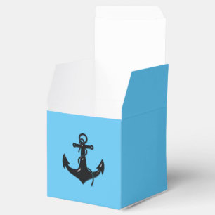 Black Boat Anchor Favor Box