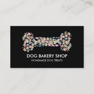 Black Bone Homemade Dog Treats Business Card