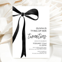 Black Bow 30th Birthday Party Celebration Script