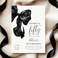 Black Bow 50th Birthday