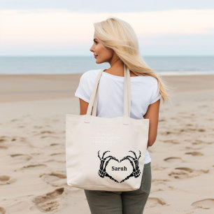 Black Bow Gothic Tote Bachelorette Bridesmaid gift Bag