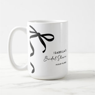 Black Bow She's Tying the Knot Bridal Shower Coffee Mug