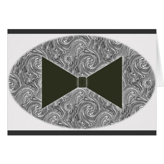 Black  Bow Tie (Front Horizontal)