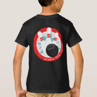 Black Bowling Event Shirt + Name on Front Pocket