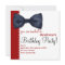 Black BowTie Birthday Invitation