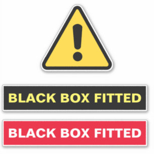 BLACK BOX FITTED STICKER