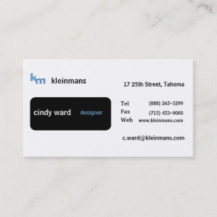Black Box Minimal Business Card