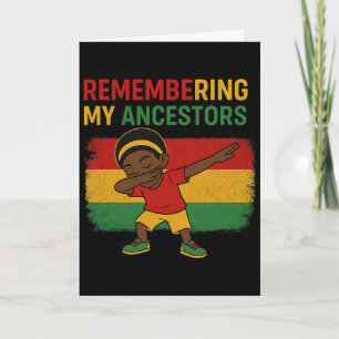 Black Boy Kids Juneteenth 1865 Remembering My Ance Card