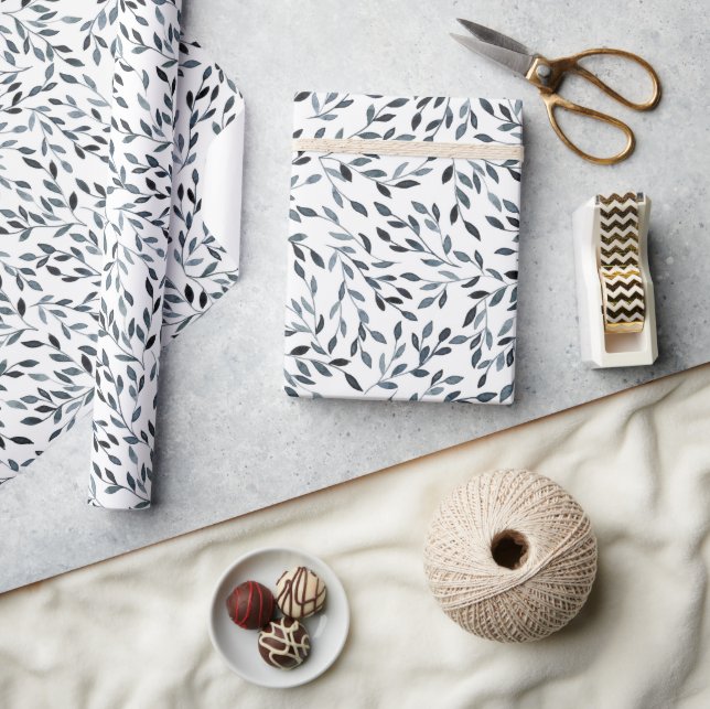 Black Branches Wrapping Paper (Crafts)