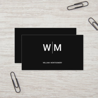 Black Branded Logo | Corporate Business Company Card