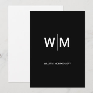 Black Branded Logo   Corporate Business Company Holiday Card