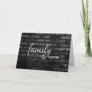 Black Brick Birthday For Son-in-law card