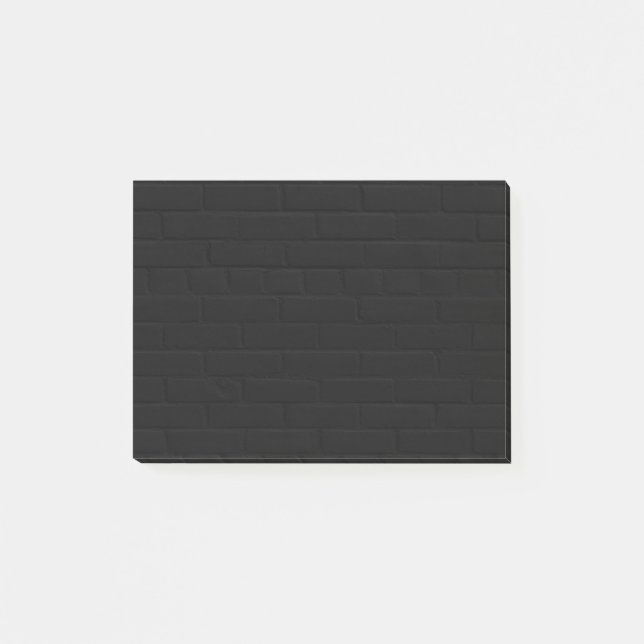 Black Brick Wall  Post-it Notes (Front)