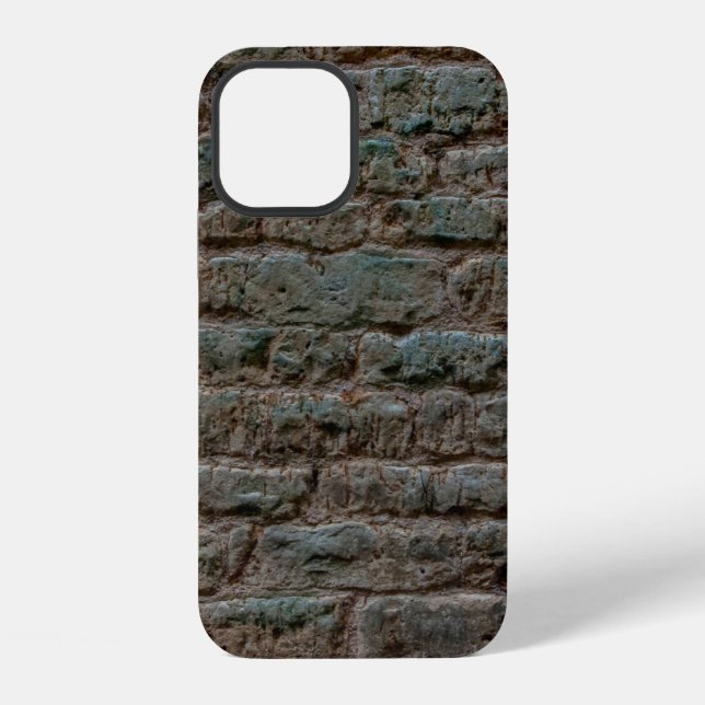 Black Brick Wall Textureabstract, architecture, ba iPhone Case (Back)