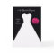 Black Bridesmaid Invitation Card -- Bridal Gown