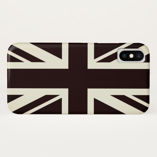 Black Britain flag cover (Back (Horizontal))